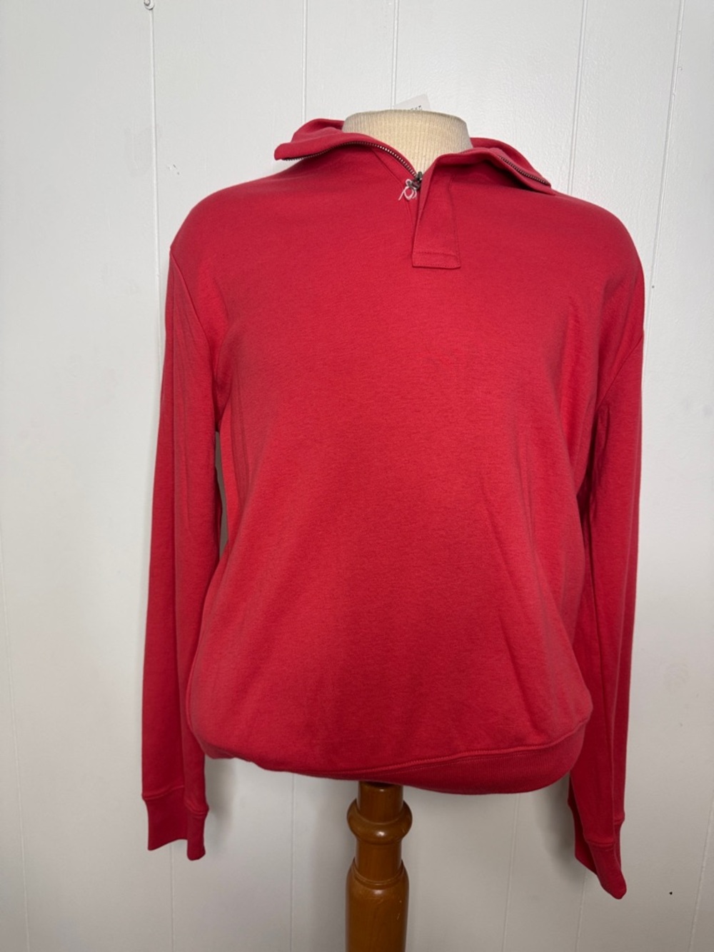 Polo golf Ralph Lauren new quarter zip salmon pink top M